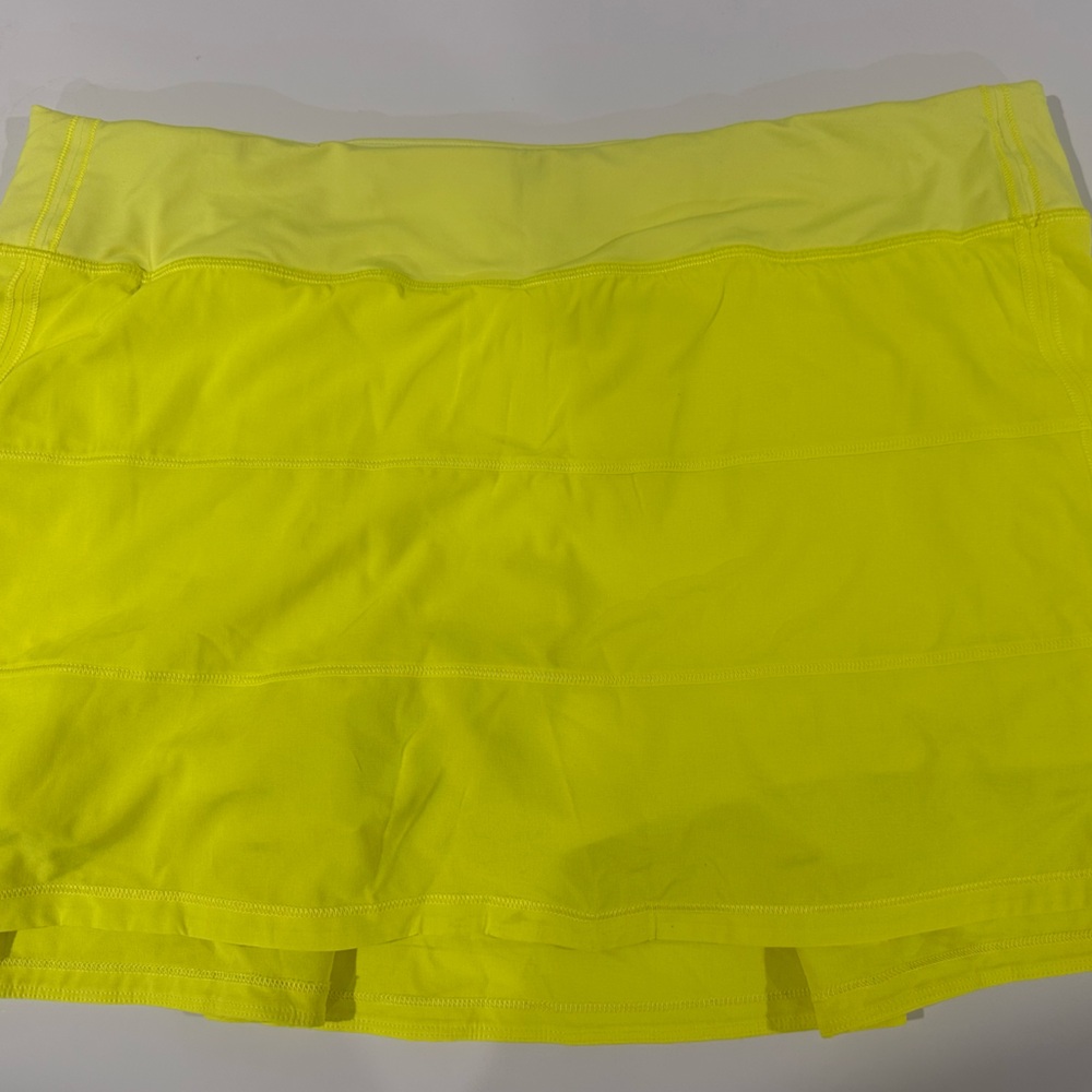 Women's Neon Yellow Skirt